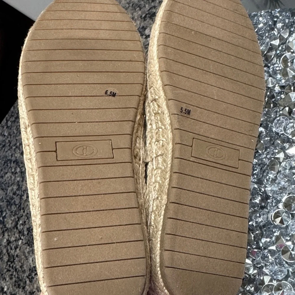 Charter Club Women's Metallic Espadrilles 5.5 NEW